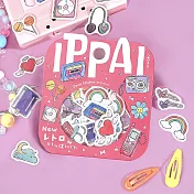 【日本BGM】散裝金箔和紙貼紙包45入 ‧ IPPAI-New Retro