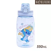 【HOUSUXI舒希】迪士尼史迪奇系列- Tritan彈蓋水瓶550ml-A3
