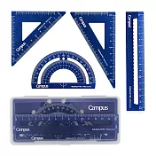 KOKUYO Campus鋁合金尺組- 藍
