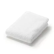 【MUJI 無印良品】棉圈絨雙線織手巾/可吊掛/柔白【成品尺寸】W34×L35 cm