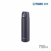 TIGER虎牌 大容量彈蓋雙層不鏽鋼保溫瓶750ml(MTR-W075) 海軍藍