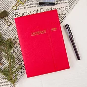 【conifer綠的事務】2026-25K線裝支票登記簿 會計專用  紅