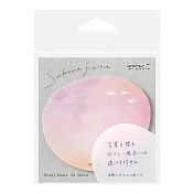 MIDORI 半透明花紋便條貼- 夕陽