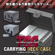 河島製作所 灰色 400+ PTCG 寶可夢 遊戲王 卡片 可放卡磚 收納盒 手提箱