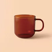好玻GOODGLAS｜HUG單層把手玻璃杯-琥珀