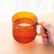 好玻GOODGLAS｜HUG單層把手玻璃杯 _琥珀