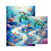 翡冷翠文創筆記本＋L夾｜海洋世界《海龜》