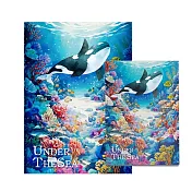 翡冷翠文創筆記本＋L夾｜海洋世界《虎鯨》