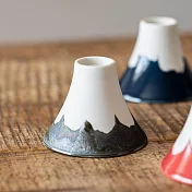 【日本Yamani】美濃燒｜富士山型 湯吞豬口杯55cc ‧ 虹黑釉