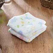 【日本本多毛巾】大阪泉州 純棉毛巾 ‧ 花綴(藍)