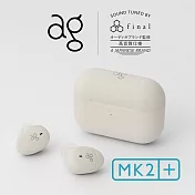日本ag COTSUBU MK2+ 真無線藍牙耳機 無 奶油白