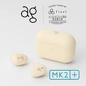 日本ag COTSUBU MK2+ 真無線藍牙耳機 檸檬黃