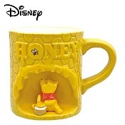 【日本正版授權】小熊維尼 陶瓷 馬克杯 300ml 咖啡杯 維尼/Winnie