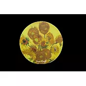 翡冷翠文創藝術圓形滑鼠墊｜梵谷《向日葵》