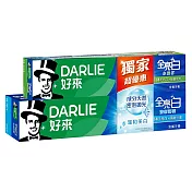 【週週好給利】DARLIE好來 全亮白清新薄荷+蘆薈小蘇打1+1超值組