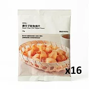 【MUJI 無印良品】海味點心 唐辛子魷魚捲片(16入)