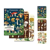 美國 Cavallini 口袋筆記本3入組 _野外覓食指南