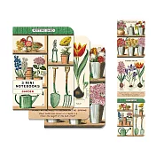 美國 Cavallini 口袋筆記本3入組 _園藝紀錄