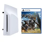 PS5專用Ultra HD Blu-ray光碟機[台灣公司貨]+PS5《魔物獵人 荒野 Monster Hunter Wilds》中文版+