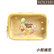 【HOUSUXI舒希】迪士尼系列-透明萬用收納包-A3(四款任選) 小熊維尼