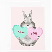 【 Dear Hancock 】Bunny with Sweethearts 愛情卡#gc_728