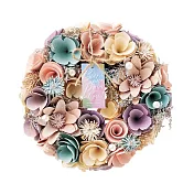 【日本Green House】浪漫精美裝飾花圈(M) ‧ 夢幻桃源