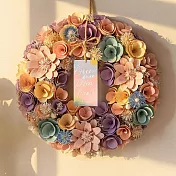 【日本Green House】浪漫精美裝飾花圈(L) ‧ 夢幻桃源