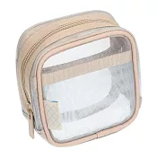 【日本Mark’s】迷你方形網狀分隔收納包 ‧ 藍網