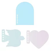 【日本Mark’s】PapiKnot 5孔補充造型內頁 ‧ 藍色(6枚入)