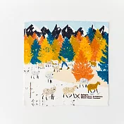 翡冷翠文創波隆那X無字繪本 小方巾《玩具再見》