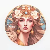 翡冷翠文創GAIA 藝術吸水杯墊｜《深邃魅力》