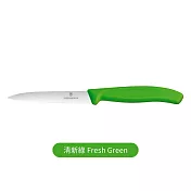 VICTORINOX 瑞士維氏 尖頭水果刀 (鋸齒) - (無刀套) 綠色