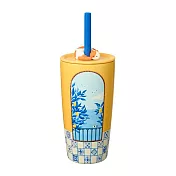 [星巴克]旖旎風光不鏽鋼吸管杯