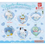 【日本正版授權】全套6款 三麗鷗角色 夢境天使吊飾 P2 扭蛋/轉蛋 769207 凱蒂貓/大耳狗/帕恰狗/人魚漢頓/可樂鈴/山姆企鵝