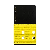 STALOGY 365 days筆記本 B6變形-方格黑