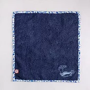 蓮塘魚藻方巾(暗夜藍)【受託代銷】