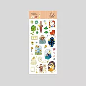 【 Hello Studio 你好工作室 】狐吉博物館 Huchii Museum｜和紙貼紙