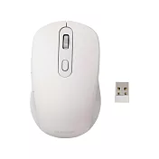 ELECOM OSMOD Six雙模充電式靜音滑鼠- 白