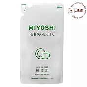 日本MIYOSHI無新增餐具清潔液(洗碗精)補充包350ml