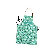 翡冷翠文創藝術圍裙｜《Hakka油桐花》綠