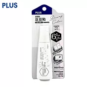 (2入1包)PLUS Dreamy color豆豆貼 6mmx8M 白