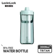 【樂扣樂扣】大容量手提水壺 2L 藍綠色