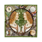 翡冷翠文創文藝復興中絲巾｜波提且利《年輕女子》