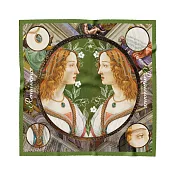 翡冷翠文創文藝復興大絲巾｜波提且利《年輕女子》