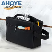 【AHOYE】加厚大容量防水化妝包 (盥洗包 洗漱包 旅行收納包 瓶罐收納包)