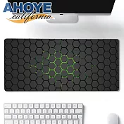 【AHOYE】加厚防滑超大滑鼠墊 1入組 90X40CM (桌墊 防滑墊 電腦墊 鍵盤墊) 蜂窩款