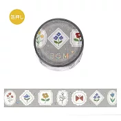 【日本BGM】和紙膠帶 北歐森林系列 ‧ 花相框