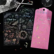 【日本BGM】IRIDE系列PET貼紙3張 ‧ 禮物