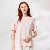 【ST.MALO】Ionic+Pro 美國銀纖維芬香水光女上衣-2564WT- M 嫩玫瑰