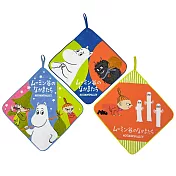 【日本丸真】Moomin 掛繩小方巾三入組 姆明谷的日常 姆明谷的日常